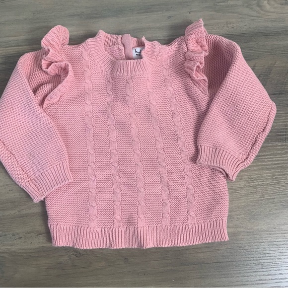Nicole by Nicole Miller baby girl sweater set top and bottom set size 24 months - Picture 2 of 9